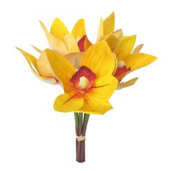 Maco de Orquidea Artificial 25cm