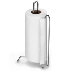 Suporte Para Rolo de Papel Toalha Cromo Fosco