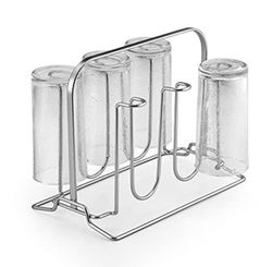 Suporte Para 6 Copos Cromo Fosco