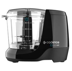 Mini Processador Easy Cut Preto 350ml Cadence