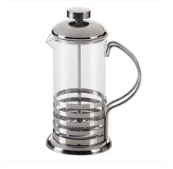 Cafeteira Francesa 350ml Vidro/inox