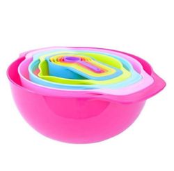 Conjunto de Tigelas Acoplaveis 10pcs Coloridas