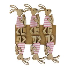 Grampo Decorativo Rosa 7cm C/6un