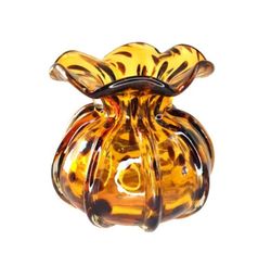 Vaso Decor Vidro Trouxinha 750g Dourado