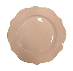 Prato Raso Porcelana Rosa 27cm