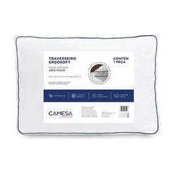 Travesseiro Ergosoft Hotel Ergonomico Ultra Macio Camesa