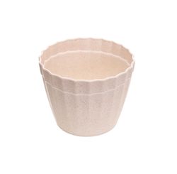 Vaso Plissado P Marfim
