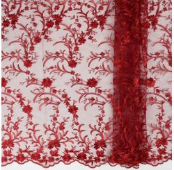 Tecido Renda Nice Lg1,25 Des 32 Vermelho 460