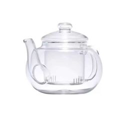 Chaleira Vidro Borossilicato Com Difusor Resistente Calor 800ml