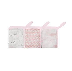 Paninho Boca Soft Papi Baby C/ Prendedor de Chupeta 03 Sort Fem