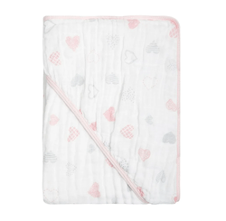 Toalha Banho Papi Soft  C Capuz Est 80x80 Romance
