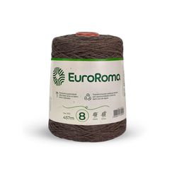 Barbante Euroroma Colorido 640/1100 600g C/457m Marrom