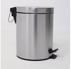 Lixeira Com Pedal Inox 5lts