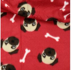 Tecido Soft Estampado Euro Lg 1,60 013-460 Vermelho (mt)