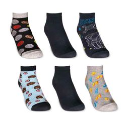 Kit Com 3 Pares de Meias Juvenil Menino - Tam.28/33 - Sortido