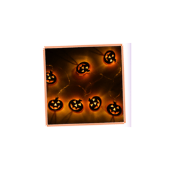 Halloween: Pisca Abobora Laranja  2m