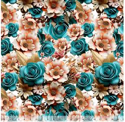 Tecido Tricoline Est Exc Dig Lg1,40 Des 87910 Floral Moderno Var00