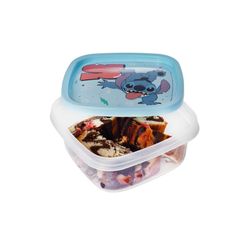 Pote Quadrado  Stitch 580 Ml