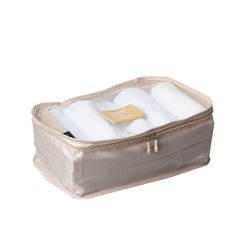 Organizador Mala de Viagem 30,5x28,5cm Creme