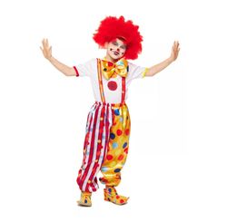 Fantasia Infantil Palhaco Leleco G