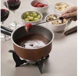 Conjunto Para Fondue 10 Pecas Cobre