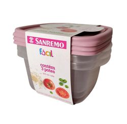 Potes Plasticos Sanremo 800ml Sortido