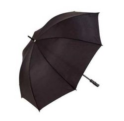Guarda Chuva Portaria Preto Manual Poliester 125cm