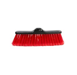 Vassoura Uso Interno Tam. Unico Vermelho C/ Cinza
