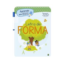 Aprenda Em Casa Escreva e Apague: Letra de Forma