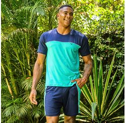 Pijama Visco Masc  258037 - Marinho G