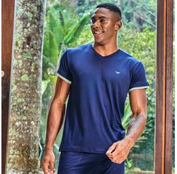 Pijama Visco Masc  258040 - Marinho M
