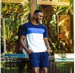 Pijama Visco  Masc  258041x - Marinho G3