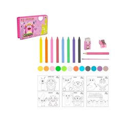 Kit Escolar Maleta 24 Pcs Menina