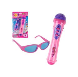 Microfone Com Oculos Na Cartela