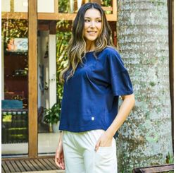 Pijama: Conjunto Blusa Algodao Short 255034 - Marinho G