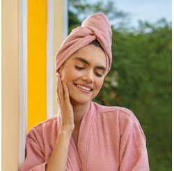 Touca Felpuda Para Cabelo