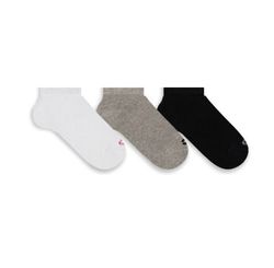 Meia  Curta Premium 34 - 38 Branco/mescla/preto 7685cia3