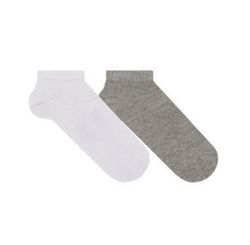 Meia Curta  43 - 46 Branco/mescla 8335cia2 0002
