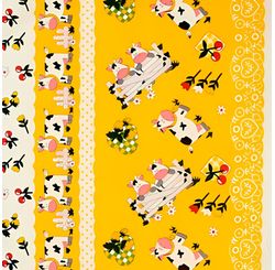 Tecido Oxford de Mesa Est Lg1,47 Des 037 Cor Amarelo 513