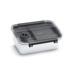 Marmita Bom Apetite C/bandeja e Valvula 800 Ml Preta
