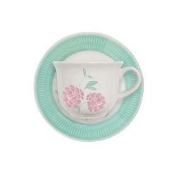 Xicara de Cha 180ml Com Pires Bloom