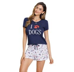 Short Doll Manga Curta Feminino - M - 033407