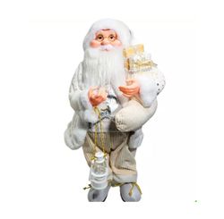Papai Noel Roupa Branco 60cm