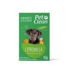 Sabonete Citronela Pet Clean 80 G