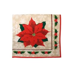 Guardanapo de Papel Natalino 33x33cm Folha Dupla Com 20 Unidades