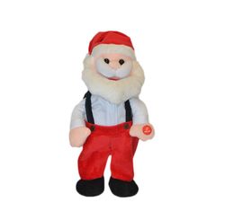 Papai Noel Com Suspensorio Musical Pelucia 32cm