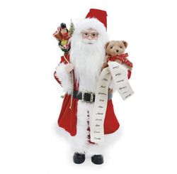 Papai Noel C/lista de Presentes 47cm