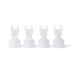 Enfeite Anjo Com Led Sortido Transparente 17cm