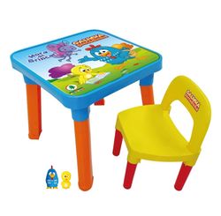 Mesa Infantil Cadeira e Boneco Galinha Pintadinha