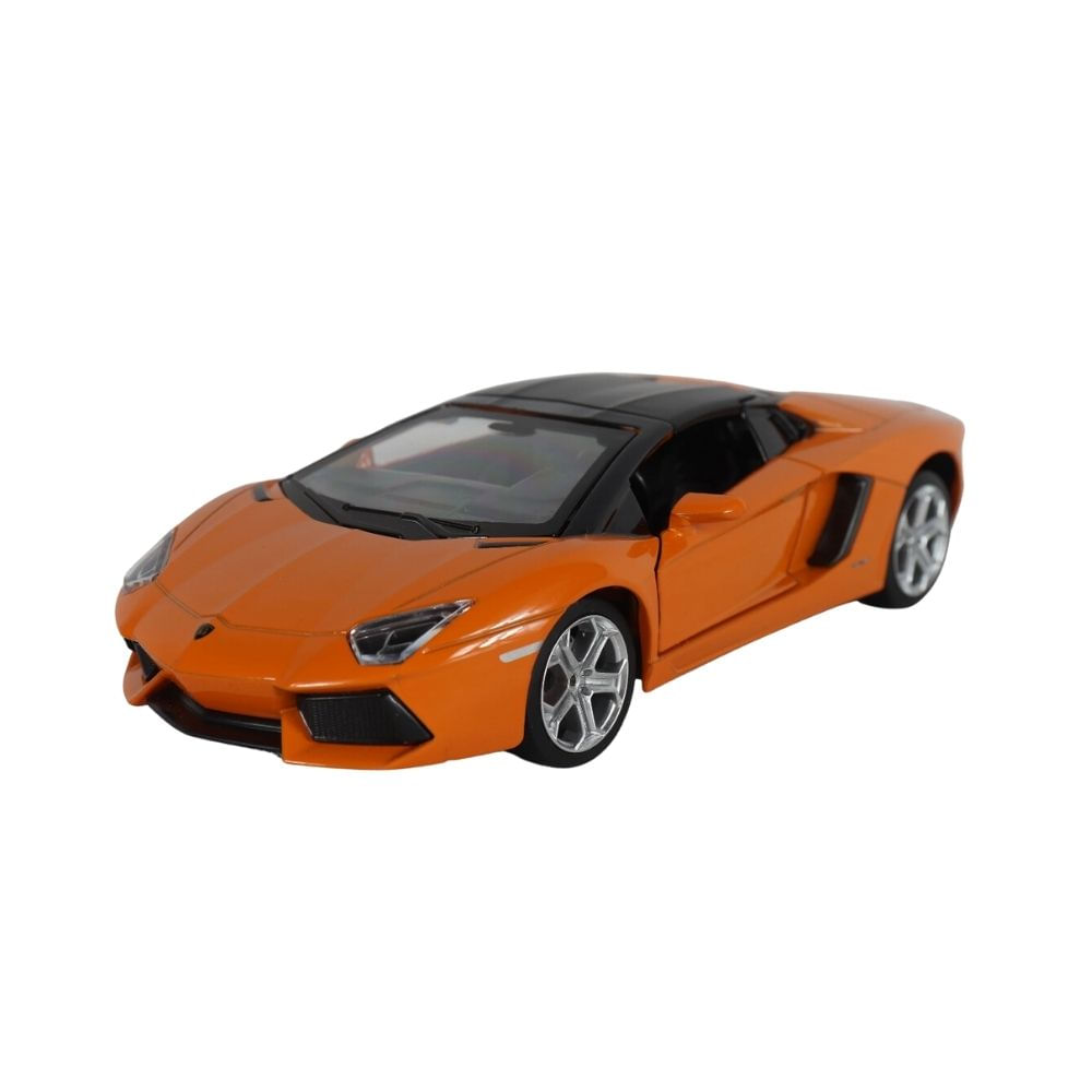 Miniatura lamborghini Aventador Roadster C/ Luz e Som 1/24 - Niazi